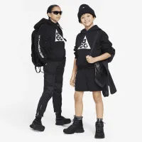 Nike ACG Icon Fleece Big детские Pullover Толстовка с капюшоном цвет черный