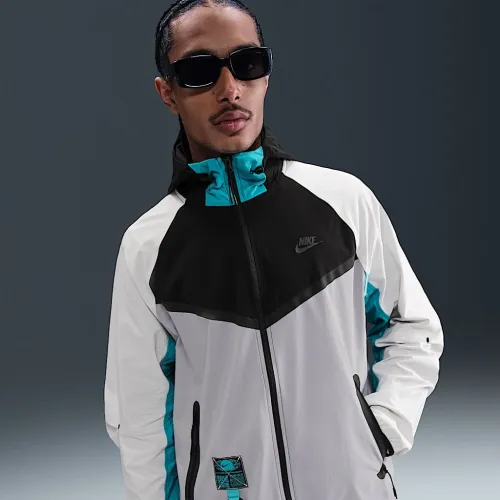 Nike Tech мужские Woven Windrunner Full-Zip Куртка цвет черный