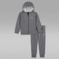 Nike Jordan Baby (12-24M) Толстовка з капюшоном and Pants комплект колір сірий