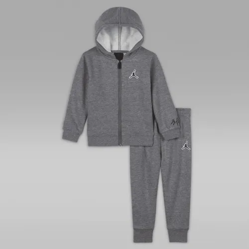Nike Jordan Baby (12-24M) Толстовка з капюшоном and Pants комплект колір сірий