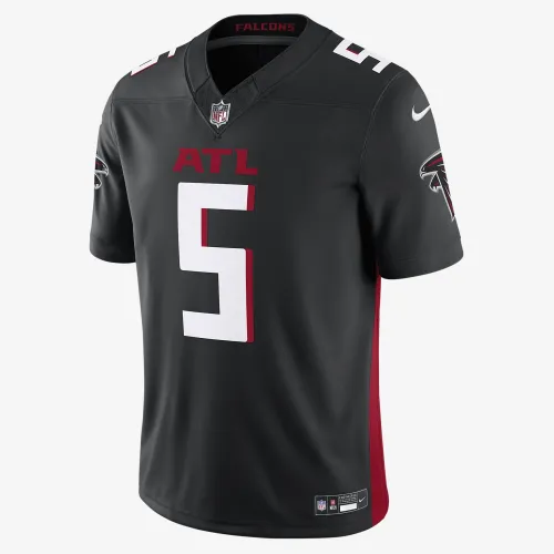 Drake London Atlanta Falcons мужские Nike Dri-FIT NFL Limited Football Jersey цвет черный