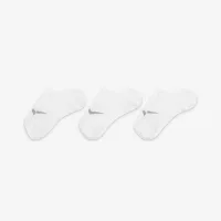 Nike Everyday Plus Lightweight женская тренировочные Footie носки (3 пары) цвет белый