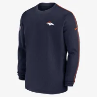 Denver Broncos Sideline Coach Men’s Nike NFL Long-Sleeve Top блакитний