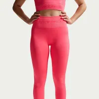 Nike Pro Seamless женская С высокой Талией 7/8 лосины Pink