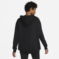 Nike Sportswear женская оверсайз Jersey Full-Zip Толстовка с капюшоном цвет черный