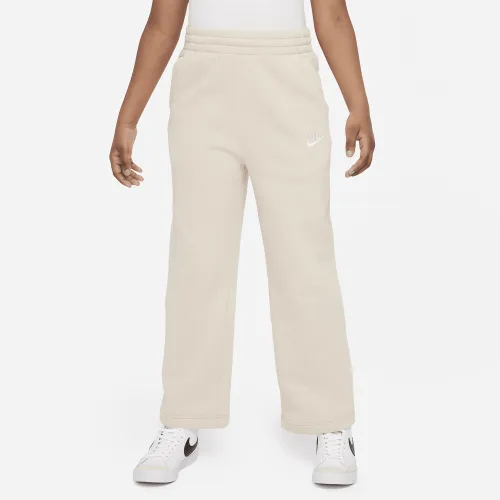 Nike Sportswear Club Fleece Big дитячі (Girls') Wide-Leg Pants колір коричневий