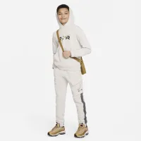 Nike Air Big дитячі Pullover Fleece Толстовка з капюшоном колір коричневий