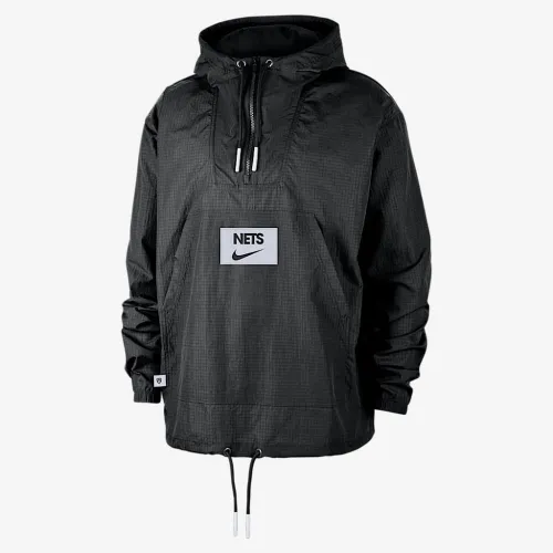 Brooklyn Nets Club Courtside чоловічі Nike NBA Anorak колір чорний