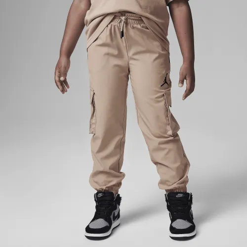 Nike Jordan Post Up Cargo Pants Little Kids Pants колір коричневий