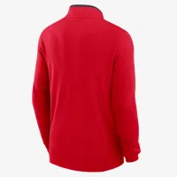 Ohio State Buckeyes Victory мужские Nike Dri-FIT College 1/2-Zip Long-Sleeve Top цвет красный