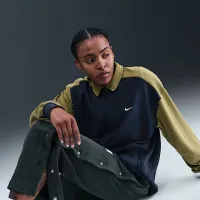Nike женская Fleece Tear-Away баскетбольные Pants цвет зеленый
