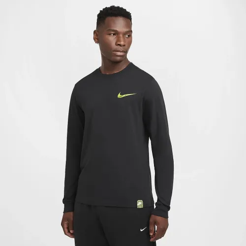 Nike Sportswear Club Long-Sleeve футболка колір чорний