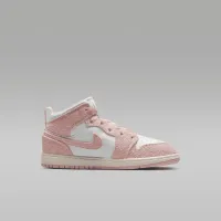 Nike Jordan 1 Mid SE Little дитячі Кросівки колір білий