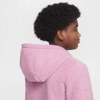 Nike Sportswear Club Fleece Big детские Full-Zip Winterized Толстовка с капюшоном Pink