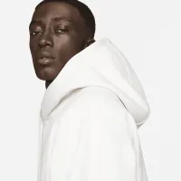 Nike Solo Swoosh чоловічі Fleece Толстовка з капюшоном колір сірий
