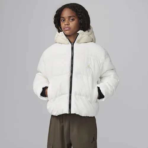 Nike Jordan Big дитячі Heaviest Weight Puffer колір білий