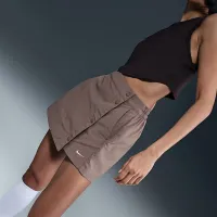 Nike Sportswear Essential жіноча Woven Skort колір коричневий