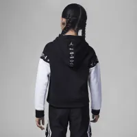 Nike Jordan Holiday Shine Glitter Pullover Толстовка с капюшоном Little детские Толстовка с капюшоном цвет черный