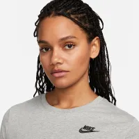 Nike Sportswear Club Essentials женская футболка цвет серый