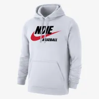 Nike Club Fleece чоловічі Pullover Толстовка з капюшоном колір білий