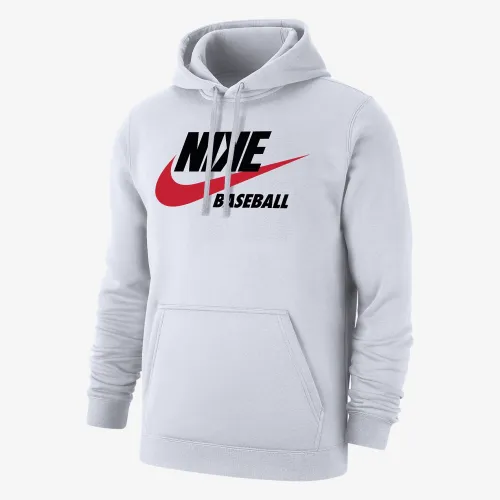 Nike Club Fleece чоловічі Pullover Толстовка з капюшоном колір білий