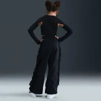 Nike Sportswear Girls' Woven Pants колір чорний