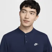 Nike Club чоловічі Long-Sleeve Henley блакитний