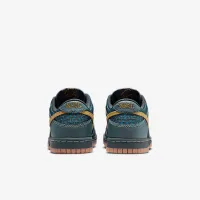 Nike Dunk Low Big детские Кроссовки цвет зеленый