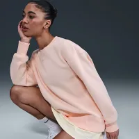 Nike Sportswear Phoenix Fleece жіноча оверсайз Crew-Neck світшот Pink