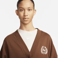 Nike Sportswear женская Over-оверсайз Cardigan цвет коричневый