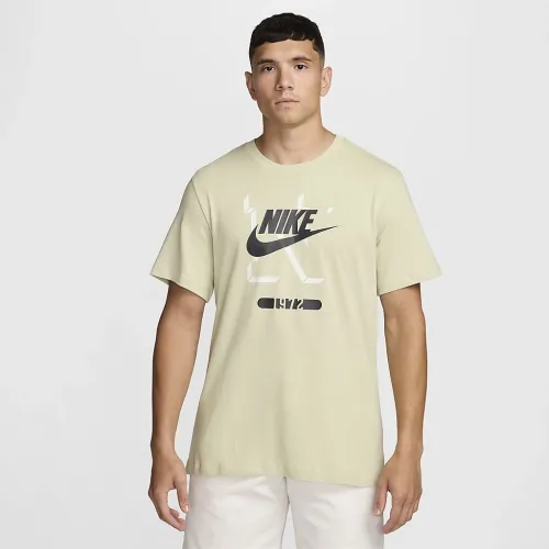 Nike Sportswear мужские футболка цвет зеленый