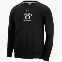 Oregon Standard Issue мужские Nike College Fleece Crew-Neck свитшот цвет черный