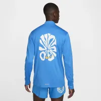 Nike Element Run Energy мужские Dri-FIT 1/4-Zip Running Top синий