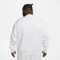 Nike Solo Swoosh мужские Fleece Crew цвет белый