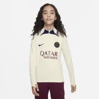 Paris Saint-Germain Strike Big детские Nike Dri-FIT Knit Soccer Drill Top цвет белый