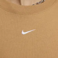 Nike Sportswear Essential женская футболка цвет коричневый