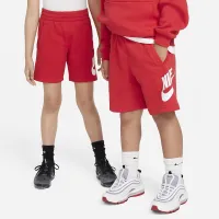 Nike Sportswear Club Fleece Big детские French Terry шорты цвет красный