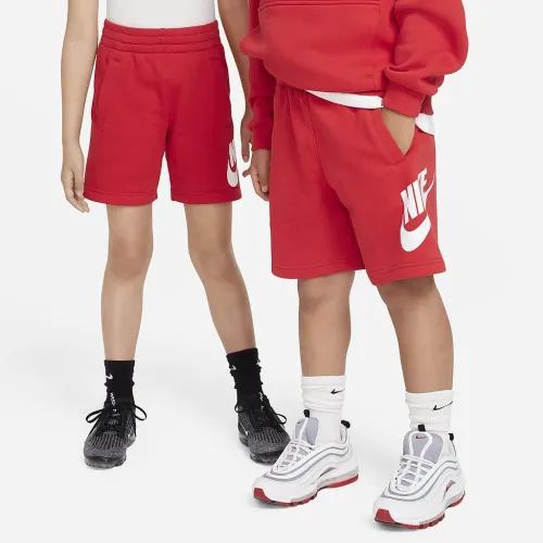 Nike Sportswear Club Fleece Big детские French Terry шорты цвет красный