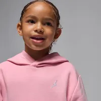 Nike Jordan Brooklyn Fleece Little детские Pullover Толстовка с капюшоном Pink