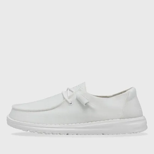 Кроссовки Hey Dude Wendy Slub Canvas 40063-100 - Белые