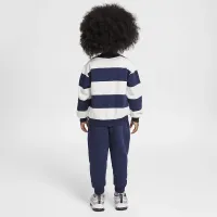 Nike Sportswear Club Little дитячі 2-Piece Rugby Stripe Crew комплект блакитний