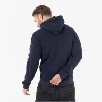 Кофта/футболка adidas Essentials Fleece 3-Stripes Logo Толстовка с капюшоном H14642 - Синяя