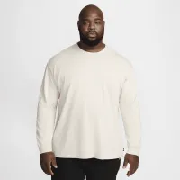Nike Sportswear Premium Essentials чоловічі Long-Sleeve футболка колір коричневий