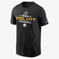 Pittsburgh Steelers 2024 NFL Playoffs чоловічі Nike NFL футболка чоловічі Nike NFL футболка колір чорний