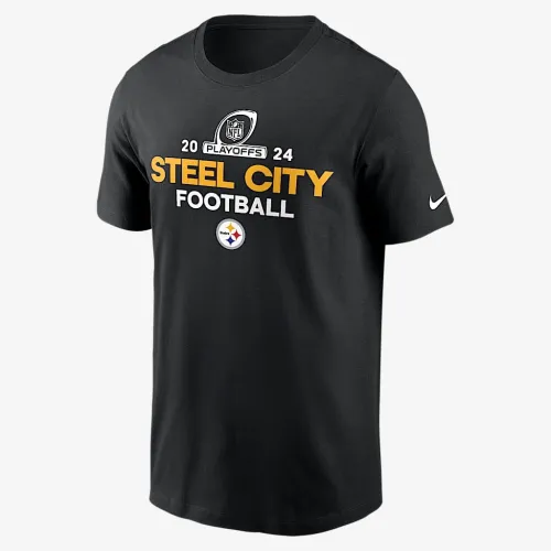 Pittsburgh Steelers 2024 NFL Playoffs чоловічі Nike NFL футболка чоловічі Nike NFL футболка колір чорний