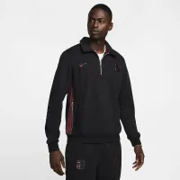 FC Barcelona Standard Issue Away чоловічі Nike Dri-FIT Soccer 1/4-Zip Top колір чорний