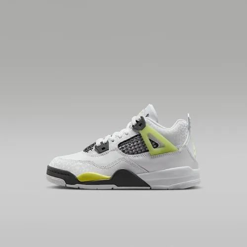 Nike Jordan 4 Retro Little дитячі Кросівки колір білий