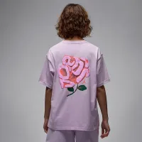Nike Jordan жіноча Graphic футболка колір фіолетовий