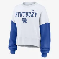 Kentucky Wildcats Primetime женская Nike College Pullover Crew цвет белый