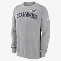 Seattle Seahawks Club чоловічі Nike NFL Pullover Crew колір сірий